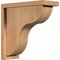 Ekena Millwork Carmel Smooth Corbel w/Backplate, Western Red Cedar, 5 1/2"W x 14"D x 14"H COR06X14X14CAR01SWR - alternate 1